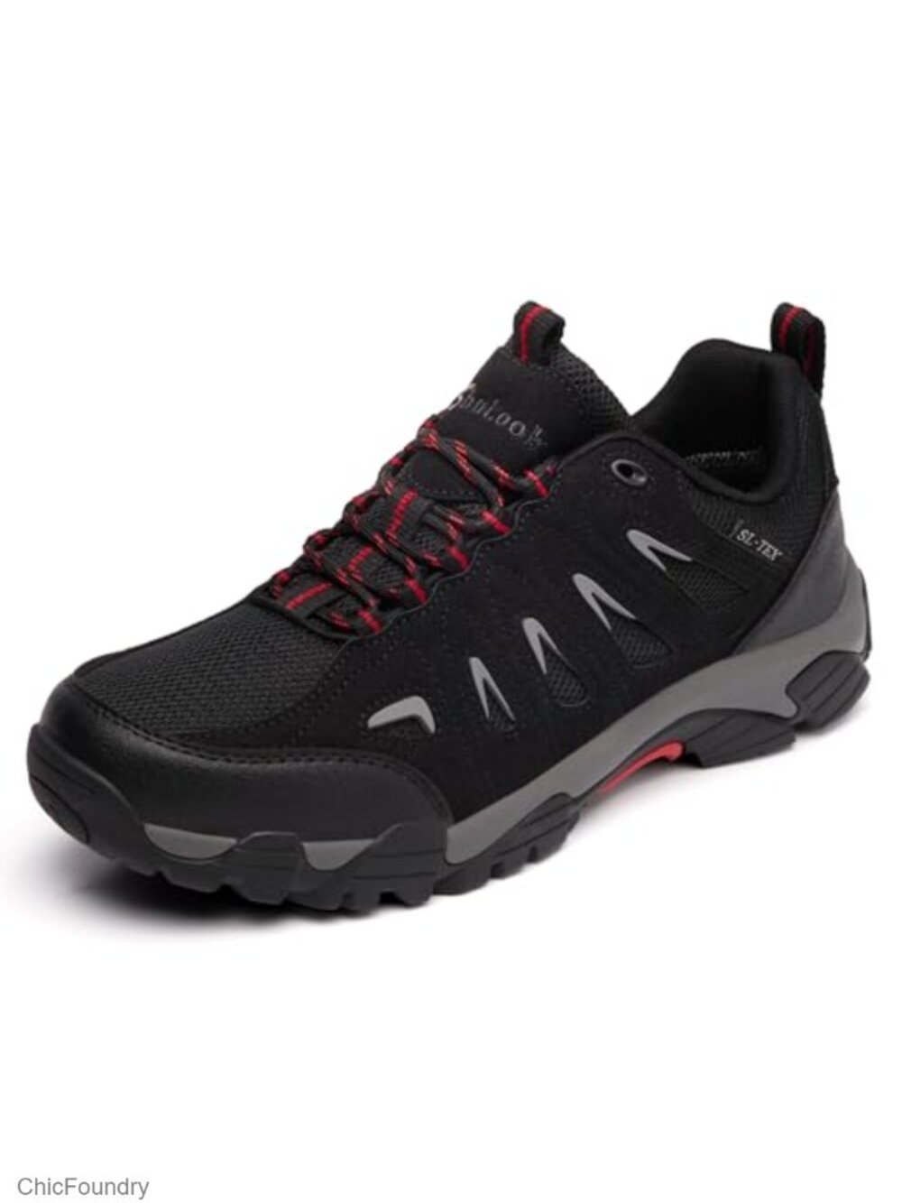 Men's Waterproof Hiking Shoes Lightweight Suede Mesh Trail Sneakers